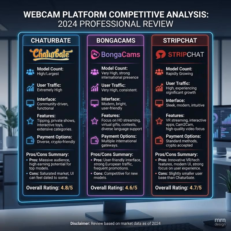 Chaturbate vs BongaCams vs Stripchat: Best Cam Site in 2026?